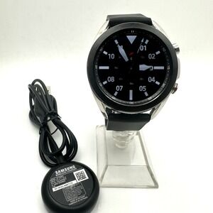 Samsung Galaxy Watch 3 45mm SM-R855U LTE Black Smartwatch Tested